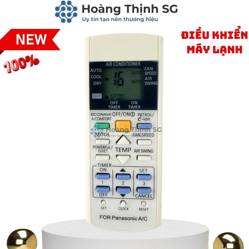 Điều khiển điều hòa Panasonic mã 10 , remote máy lạnh panasonic