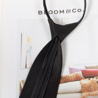 Cà vạt học sinh, sinh viên thắt sẵn chụp kỉ yếu bằng lụa cao cấp bản nhỏ 5cm - Cavat thắt sẵn, cavat nam nữ