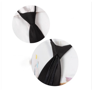 Cà vạt học sinh, sinh viên thắt sẵn chụp kỉ yếu bằng lụa cao cấp bản nhỏ 5cm - Cavat thắt sẵn, cavat nam nữ