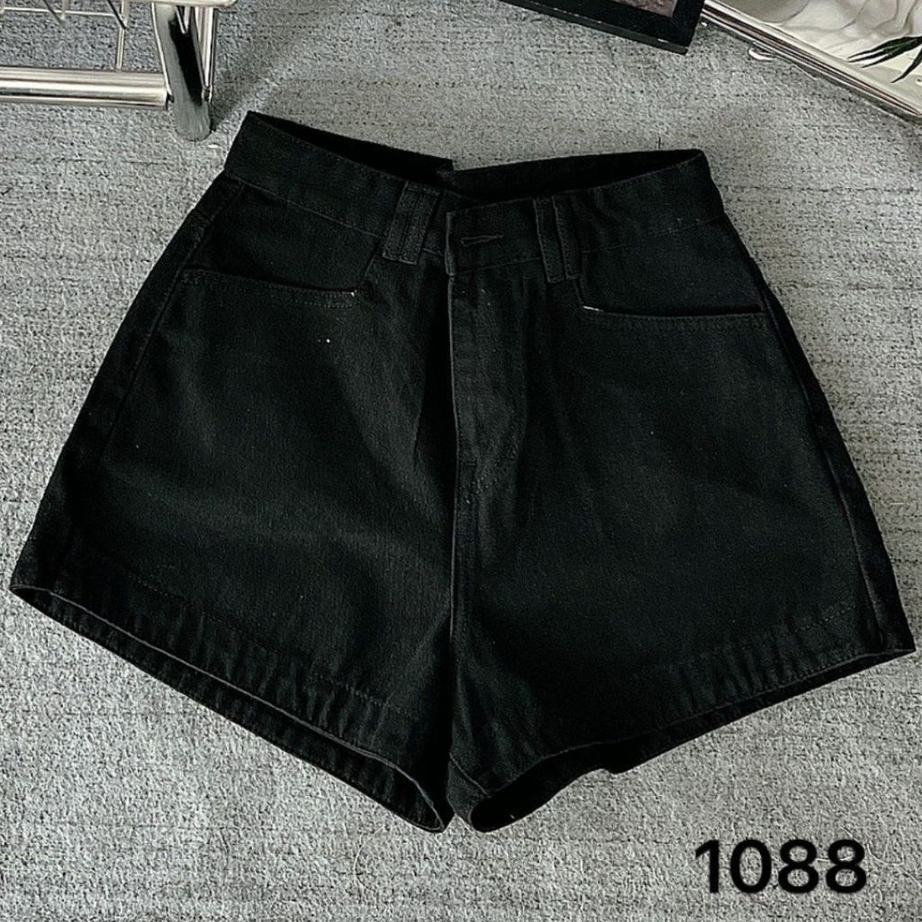 Quần Đùi Jean Nữ Bigsize ESHOP Quần Short Jean Nữ Form Rộng Lưng Trơn Có TúiThời Trang Bigsize M1088 Đẹp Dễ Thương