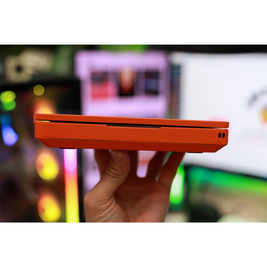 Skin dán GPD Mini mẫu vân da màu cam | Film 3M Controltac Graphic loại dầy