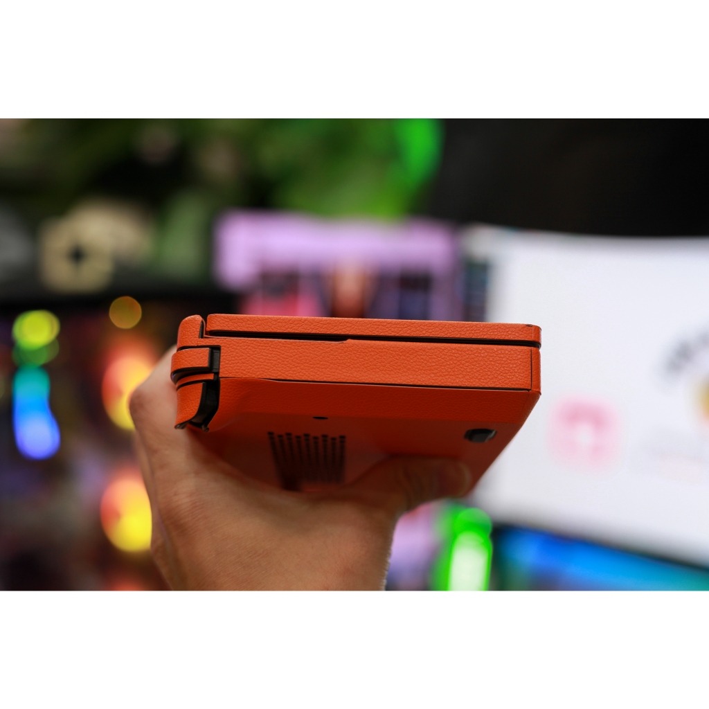 Skin dán GPD Mini mẫu vân da màu cam | Film 3M Controltac Graphic loại dầy
