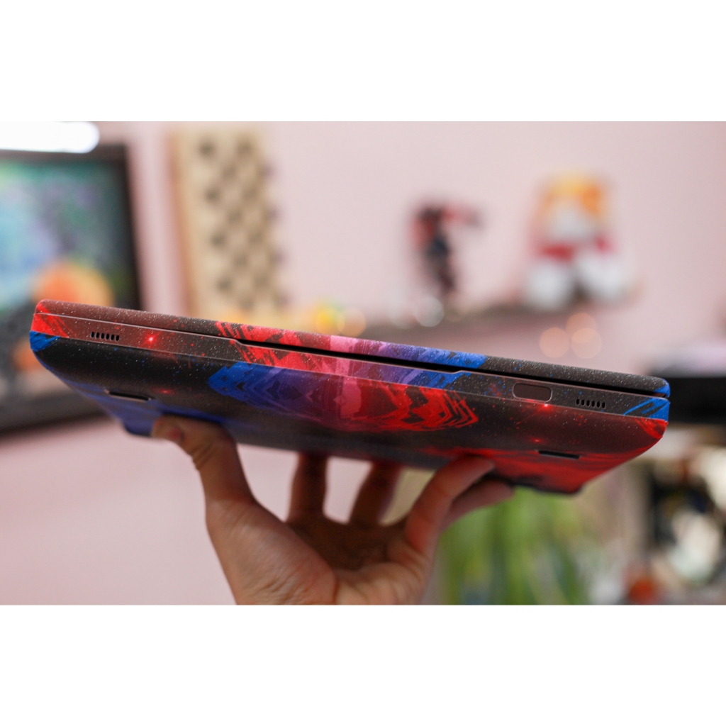 Skin dán GPD Win Max 2 mẫu Neon Cubes | Winmax 2 Ver1, 2, 2023, 2024 | Custom theo yêu cầu