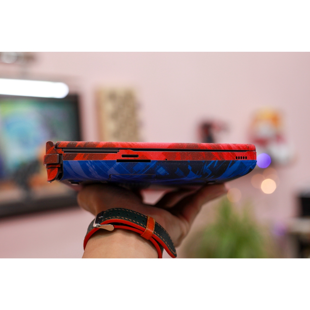 Skin dán GPD Win Max 2 mẫu Neon Cubes | Winmax 2 Ver1, 2, 2023, 2024 | Custom theo yêu cầu