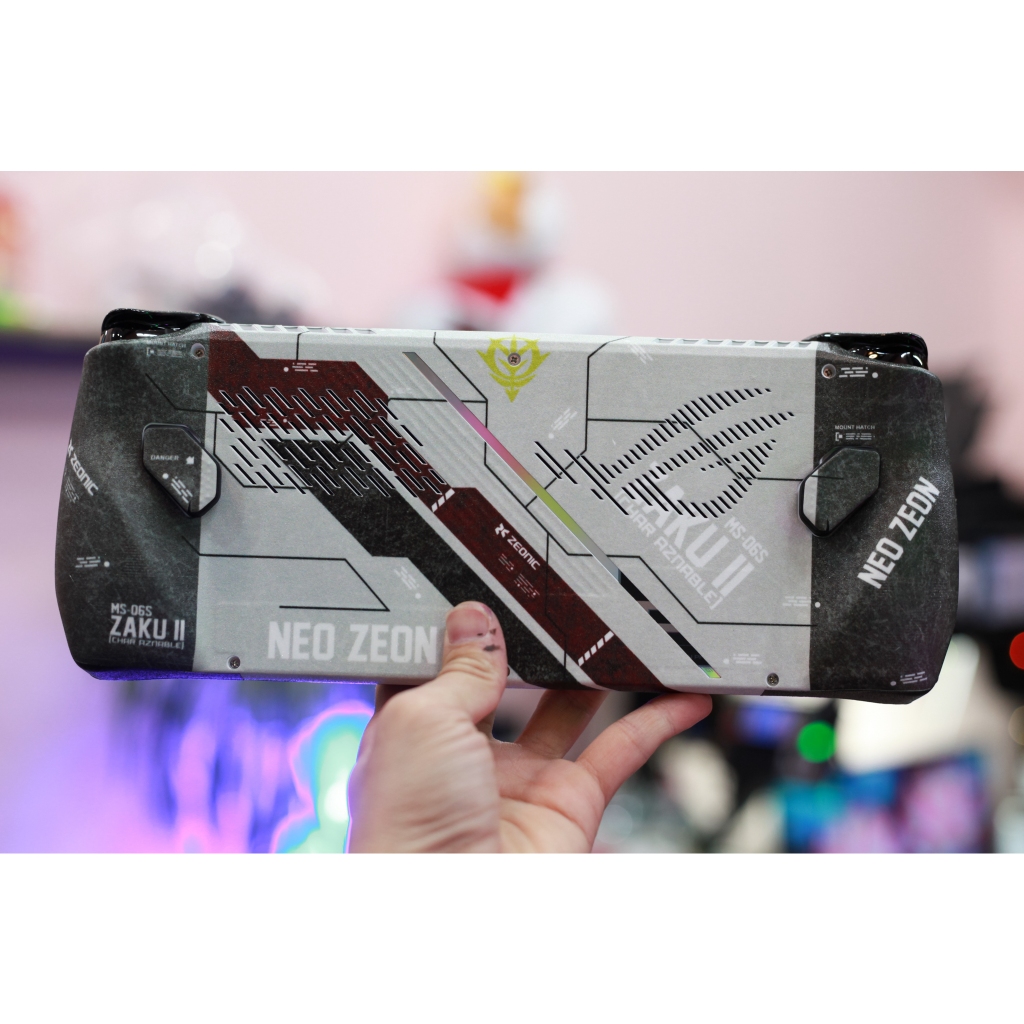 Skin dán Asus ROG Ally 2023 2024 2025 mẫu Gundam Retro | Film 3M | Custom miếng dán theo yêu cầu