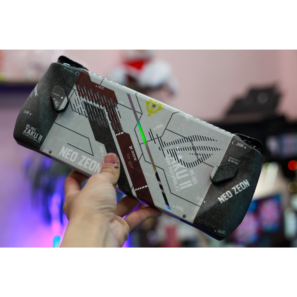 Skin dán Asus ROG Ally 2023 2024 2025 mẫu Gundam Retro | Film 3M | Custom miếng dán theo yêu cầu