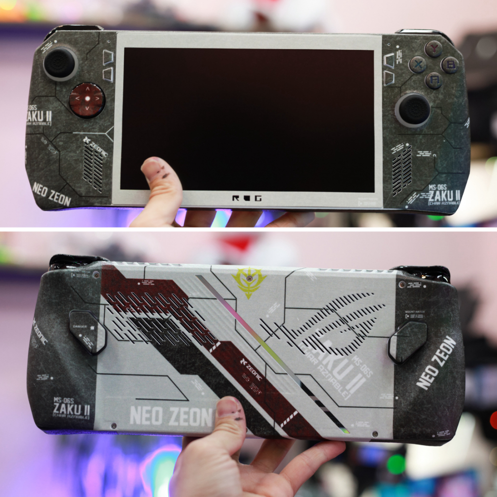 Skin dán Asus ROG Ally 2023 2024 2025 mẫu Gundam Retro | Film 3M | Custom miếng dán theo yêu cầu