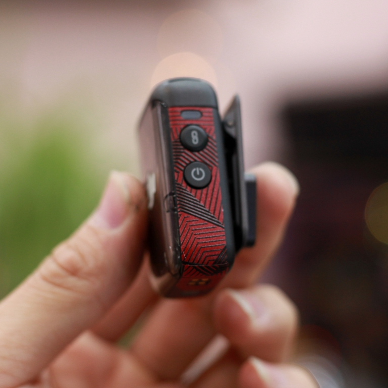 Skin dán DJI Osmo Pocket 3 mẫu Nordic đỏ | Film 3M vân nổi | Có custom theo yêu cầu | Miếng dán bảo vệ chống xước