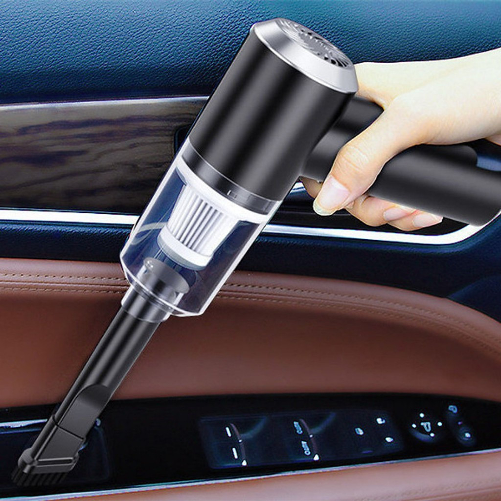 Máy Hút Bụi Cầm Tay Mini 3in1 Đời Mới Nhất. Hút Bụi Ô Tô Giường Đệm Sạc Cổng Tiếp Nối USB Tiện Nghi Nhỏ Gọn-Máy Đời Mới