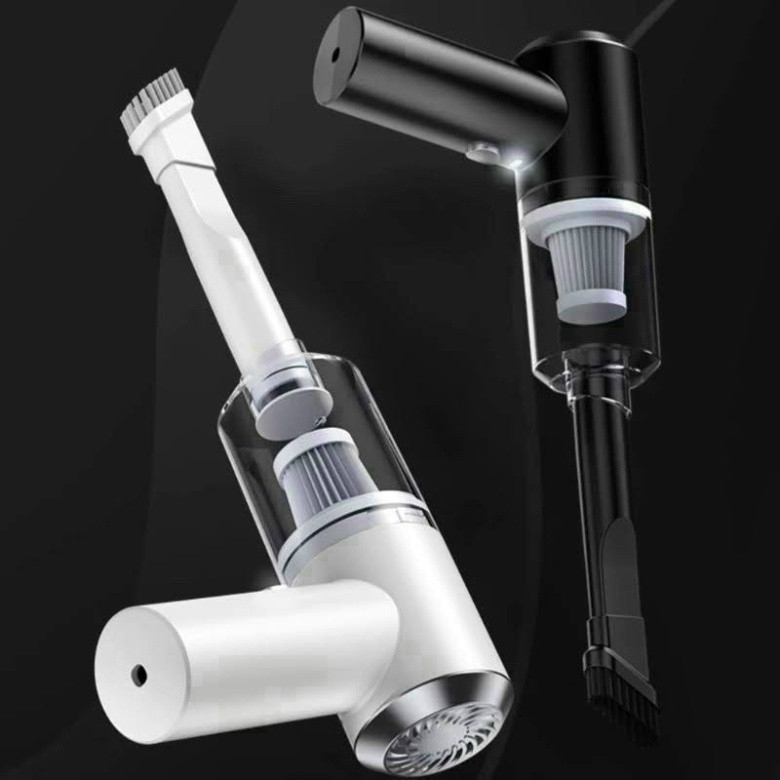 Máy Hút Bụi Cầm Tay Mini 3in1 Đời Mới Nhất. Hút Bụi Ô Tô Giường Đệm Sạc Cổng Tiếp Nối USB Tiện Nghi Nhỏ Gọn-Máy Đời Mới