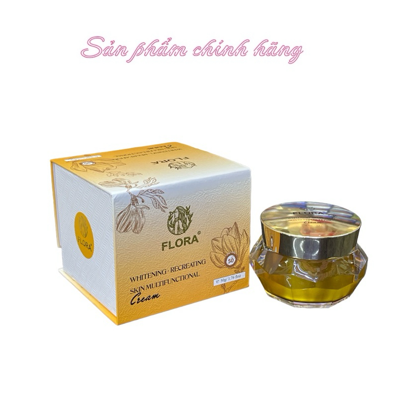 Kem FLORA trắng da và tái tạo da đa chức năng 50gram