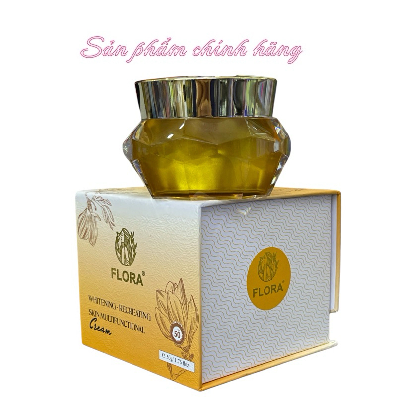 Kem FLORA trắng da và tái tạo da đa chức năng 50gram