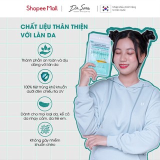 Gói 30 viên khăn mặt nén Hàn Quốc 24*30cm cotton tiệt trùng UV, tiện lợi, gọn nhẹ du lịch DR.SERA