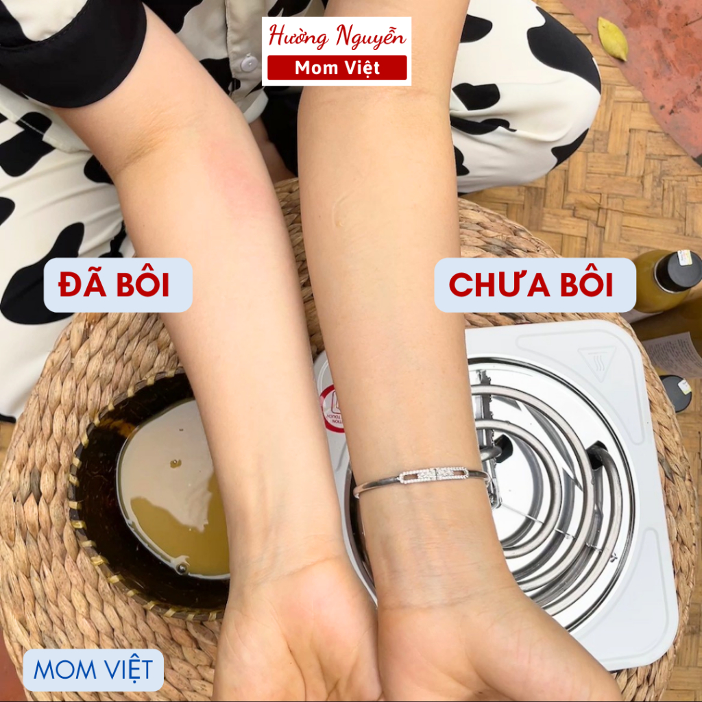 CỐT GỪNG NGHỆ TRẮNG HẠT GẤC ( KHÔNG VÀNG QUẦN ÁO ) HẠ THỔ MOM VIỆT
