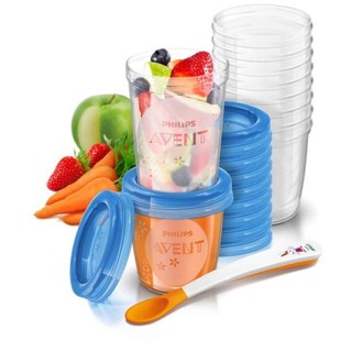 Combo Cốc Trữ Sữa + Cổ Nối Philips Avent Mẫu Mới  Dung Tích 180 ml
