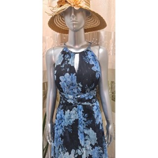 Đầm maxi hoa chiffon vnxk R&M Richards