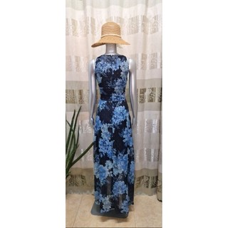 Đầm maxi hoa chiffon vnxk R&M Richards