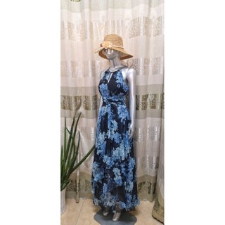 Đầm maxi hoa chiffon vnxk R&M Richards