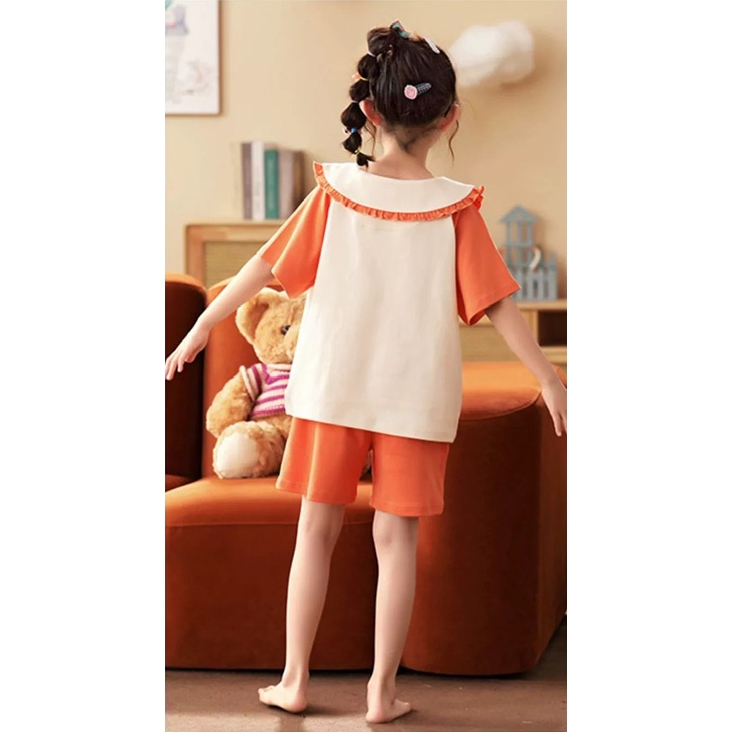 Bộ đồ bé gái size đại BEESHOP set pijama cổ bèo cho bé H25054