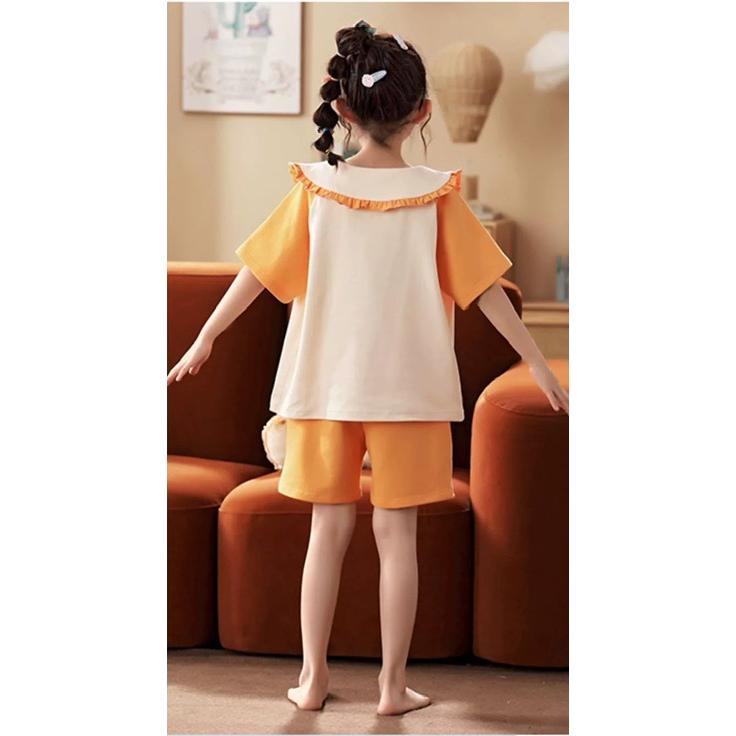 Bộ đồ bé gái size đại BEESHOP set pijama cổ bèo cho bé H25054