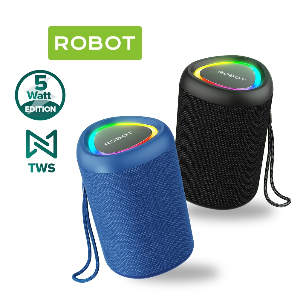 Ảnh Loa Bluetooth Mini ROBOT RB120 Công Suất 5W Đèn Led RGB Hỗ Trợ Kết Nối Thẻ Nhớ Tiện Lợi Âm Bass Mạnh 2
