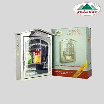 Tủ Thuốc Gia Đình Thái Sơn Chất Liệu Inox - ( HÀNG CHÍNH HÃNG - ĐỔI TRẢ MIỄN PHÍ )