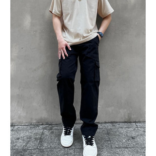 Quần kaki ống đứng kiểu dáng túi hộp - Minimal style