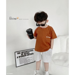 Bộ cộc bé trai in chữ 1-6 tuổi (9-25kg) N0116