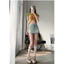 Chân váy quần jean, chân váy ngắn chữ A phom cách điệu túi xách phia sau - Gem Boutique - Jen Skirt