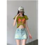 Chân váy quần jean, chân váy ngắn chữ A phom cách điệu túi xách phia sau - Gem Boutique - Jen Skirt