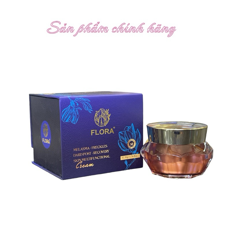 Kem FLORA nám tàn nhang đồi mồi giúp phục hồi da đa chức năng 50gram