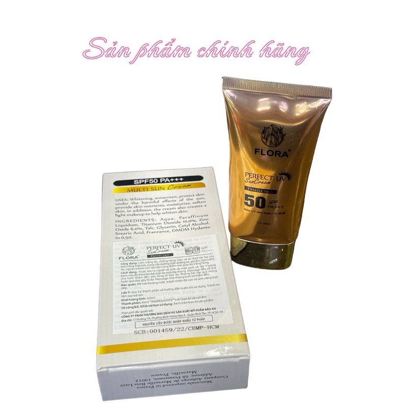 Kem chống nắng FLORA 60ml