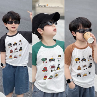 Áo phông in hình cho bé trai 1-6 tuổi (9-23kg) N0095