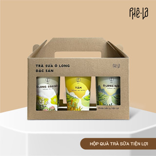 [Set Quà] Hộp Quà Trà Sữa Tiện Lợi Phê La, Hộp 06 ly - 04 loại | Shopee ...