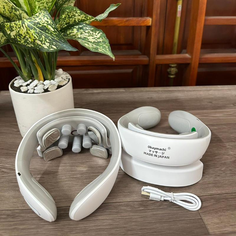 Máy Massage Cổ Vai Gáy Okaymachi Hàng Nhật (Made in Japan) SP23