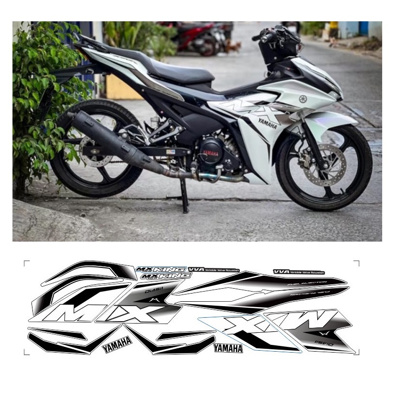 Tem rời exciter 155 mẫu mx kinh ,cao cấp,chất liệu in 3 lớp PPF chống nước không phai màu