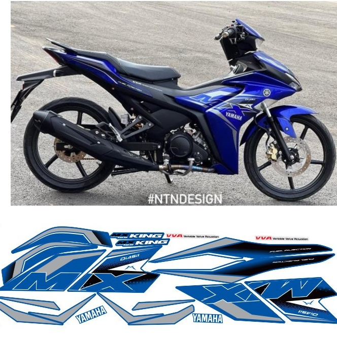 Tem rời exciter 155 mẫu mx kinh ,cao cấp,chất liệu in 3 lớp PPF chống nước không phai màu