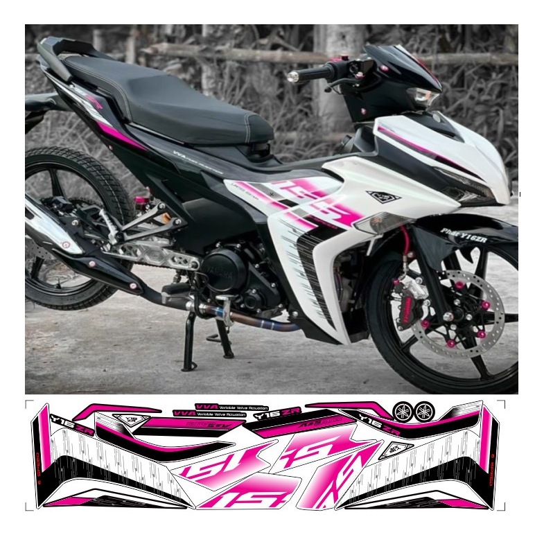 Tem rời EXCITER 155 cao cấp chất liệu in 3 lớp,chống nước,không phai màu.