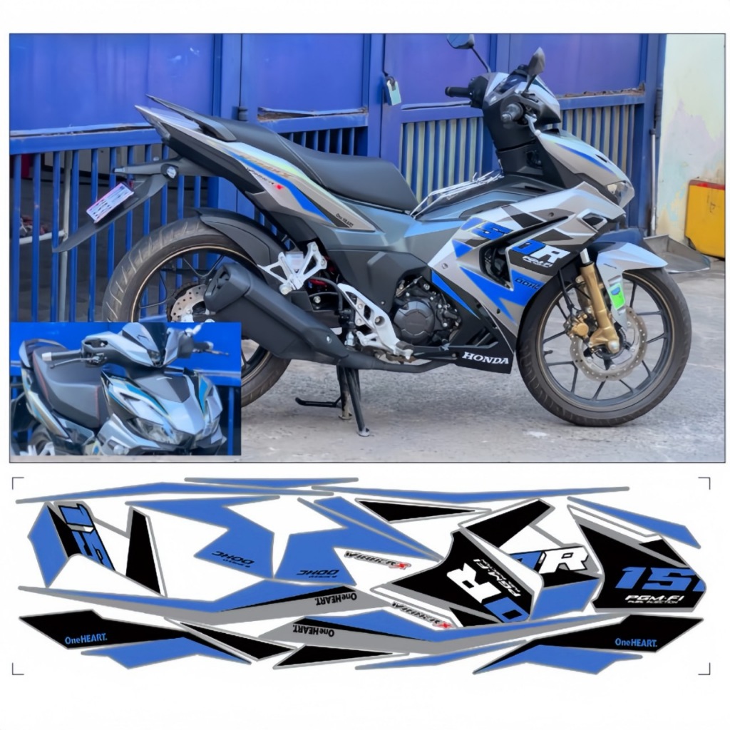 Tem ời WINNER X V3cao cấp,chất liệu in PPF,chống nước không phai màu,thích hợp nền xam hoặc đen.