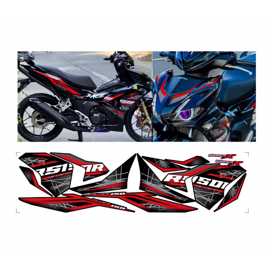 Tem rời WINNERX V3,cao cấp chất liệu in PPF,chống nước,không phai màu,thích hợp nền đen.