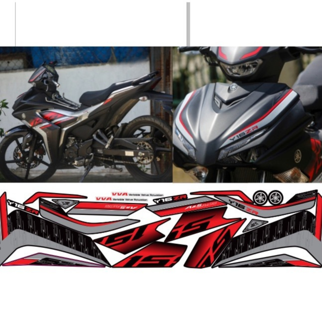 Tem rời exciter 155 mẫu y16zr cao cấp,chất liệu in 3 lớp PPF,CHỐNG nước không phai màu.