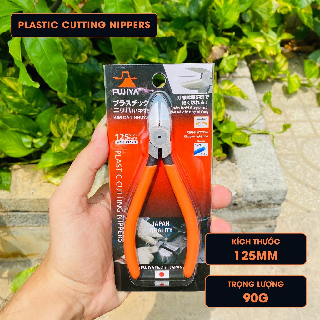 Kìm cắt nhựa lưỡi tròn Fujiya APN-125RS 5''(125mm)