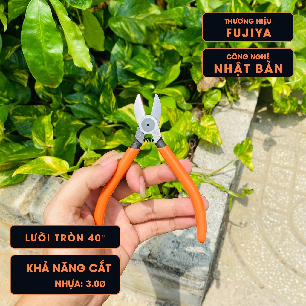 Kìm cắt nhựa lưỡi tròn Fujiya APN-125RS 5''(125mm)