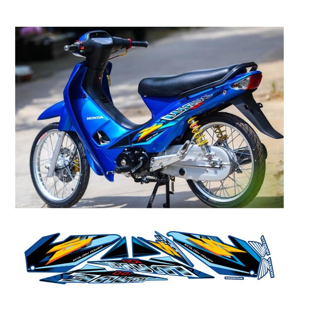 tem rời wave 100c cao cấp chất liệu in 3 lớp chống nước không phai màu