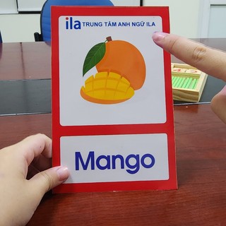 Bộ Thẻ học thông minh❤ Flashcard ❤ In tên bé, tên trường lên thẻ, 7 chủ đề lựa chọn