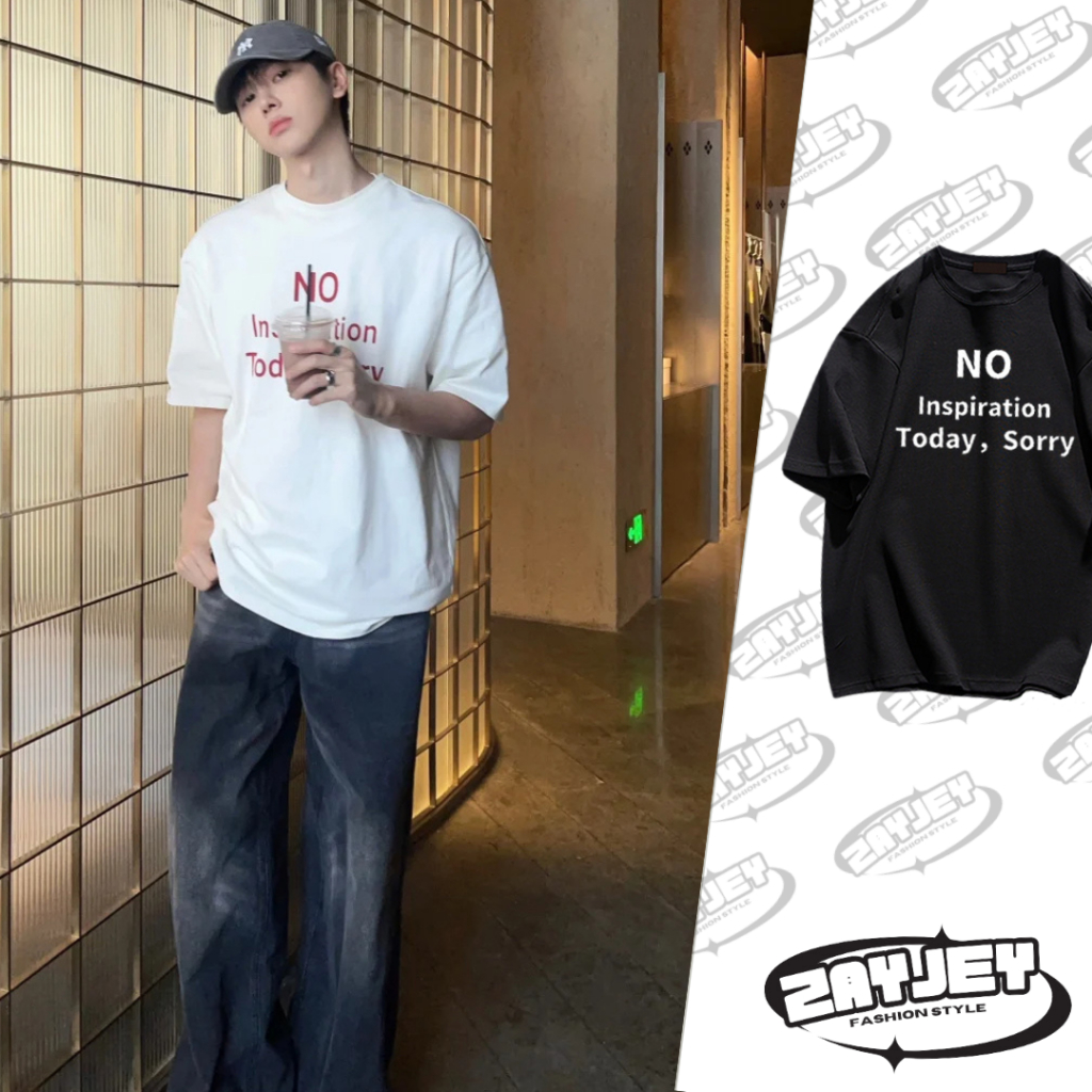Áo Thun Nam Họa Tiết Chữ NO Vintage JayZey Phông Tay Lỡ Chất Vải Cotton Co giãn Chuẩn Form Unisex
