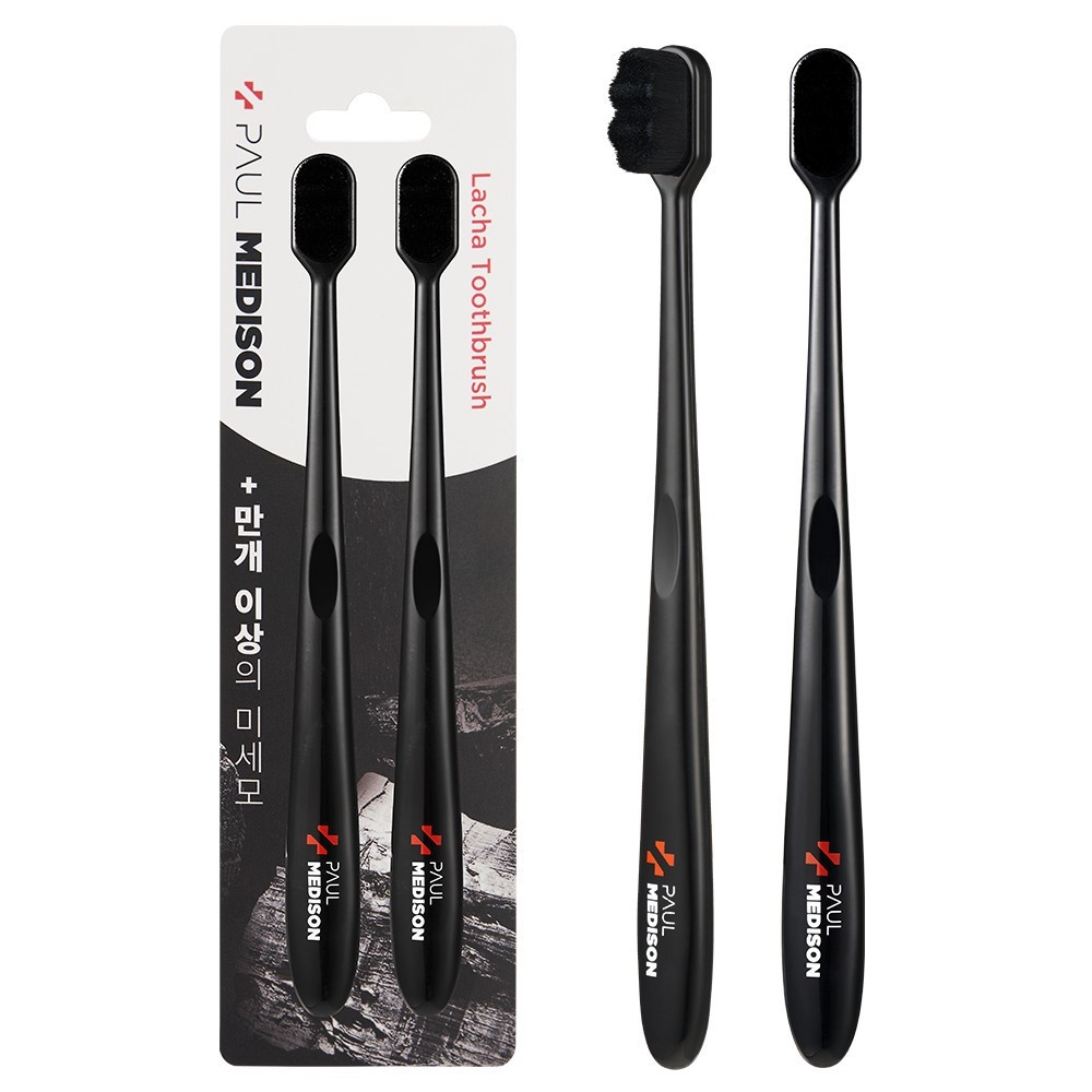 Ảnh Bộ combo 2 Bàn Chải Thành Phần Than Đen Paul Medison Lacha ToothBrush Daily Beauty 4