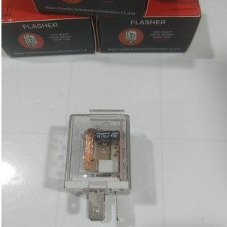 Rơ le xi nhan 3 chân UUS đỏ, rơ le nháy 3 chân UUS điện 12v và 24v.
