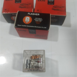 Rơ le xi nhan 3 chân UUS đỏ, rơ le nháy 3 chân UUS điện 12v và 24v.