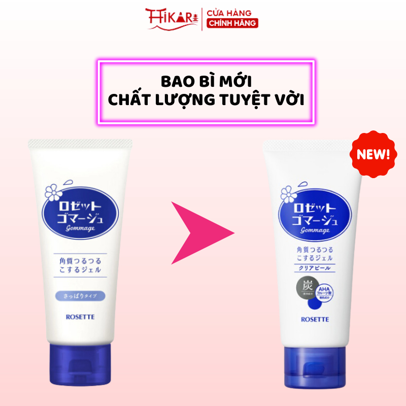 Ảnh Gel tẩy tế bào chết Rosette tẩy da chết dành cho mọi loại da 120g 3